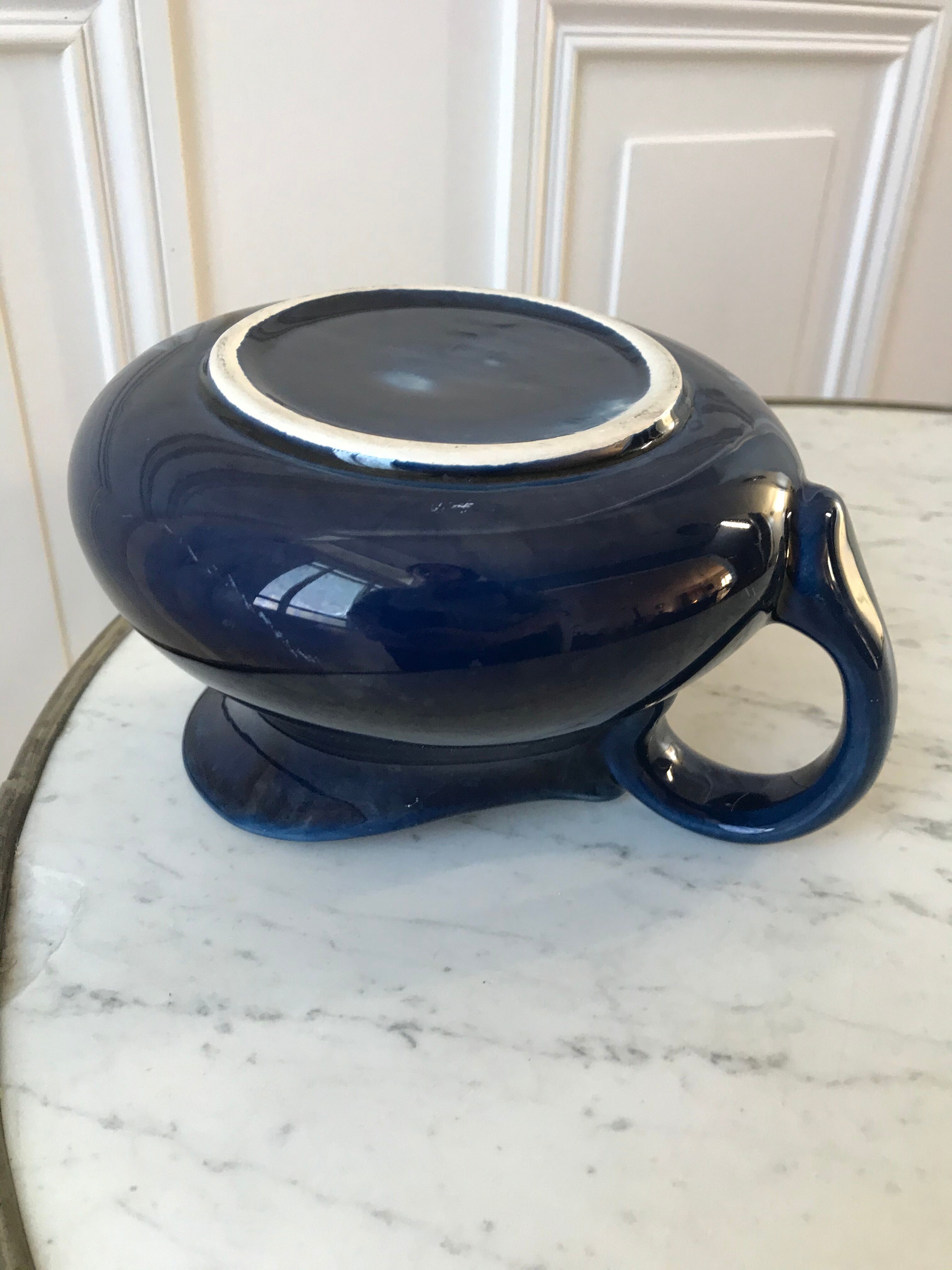 Navy blue pitcher 50s
