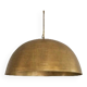 Brass dome suspension lamp, Moroccan pendant lamp