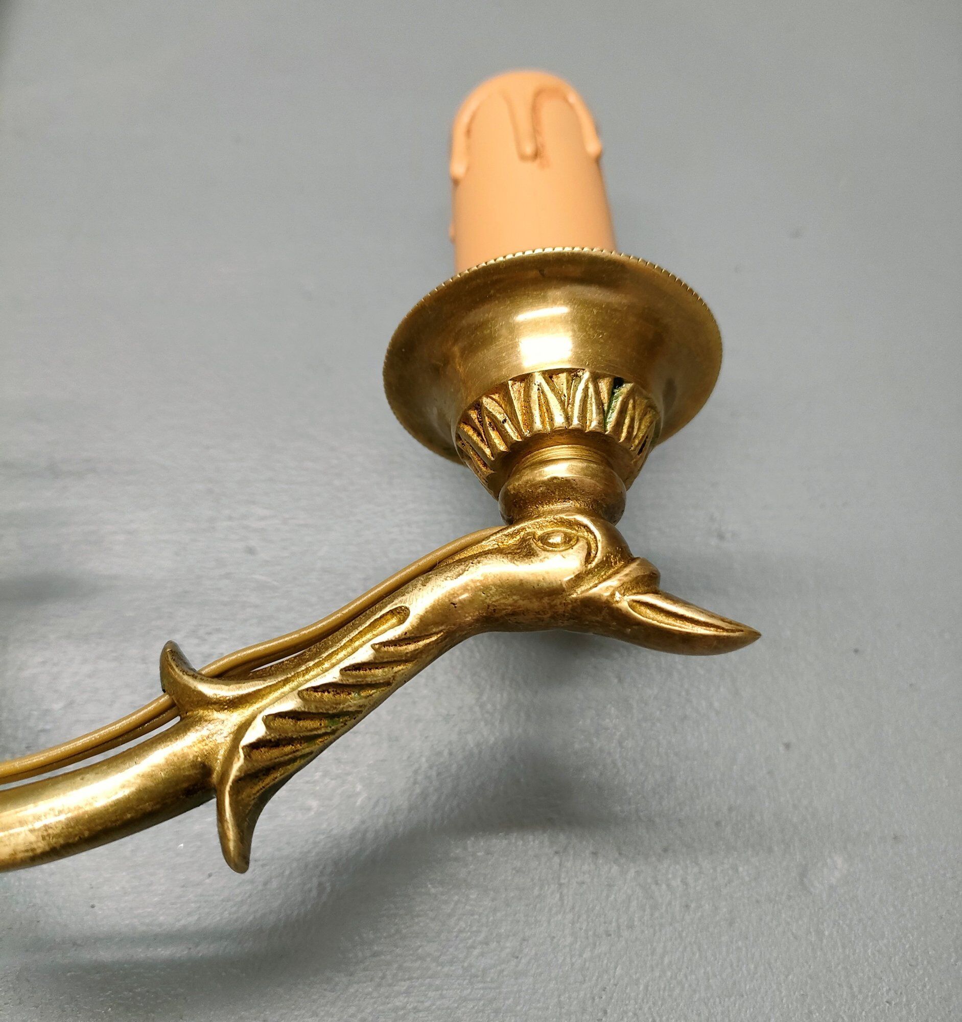 Napoleon III style zoomorphic lamp foot