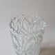 Cut glass vase