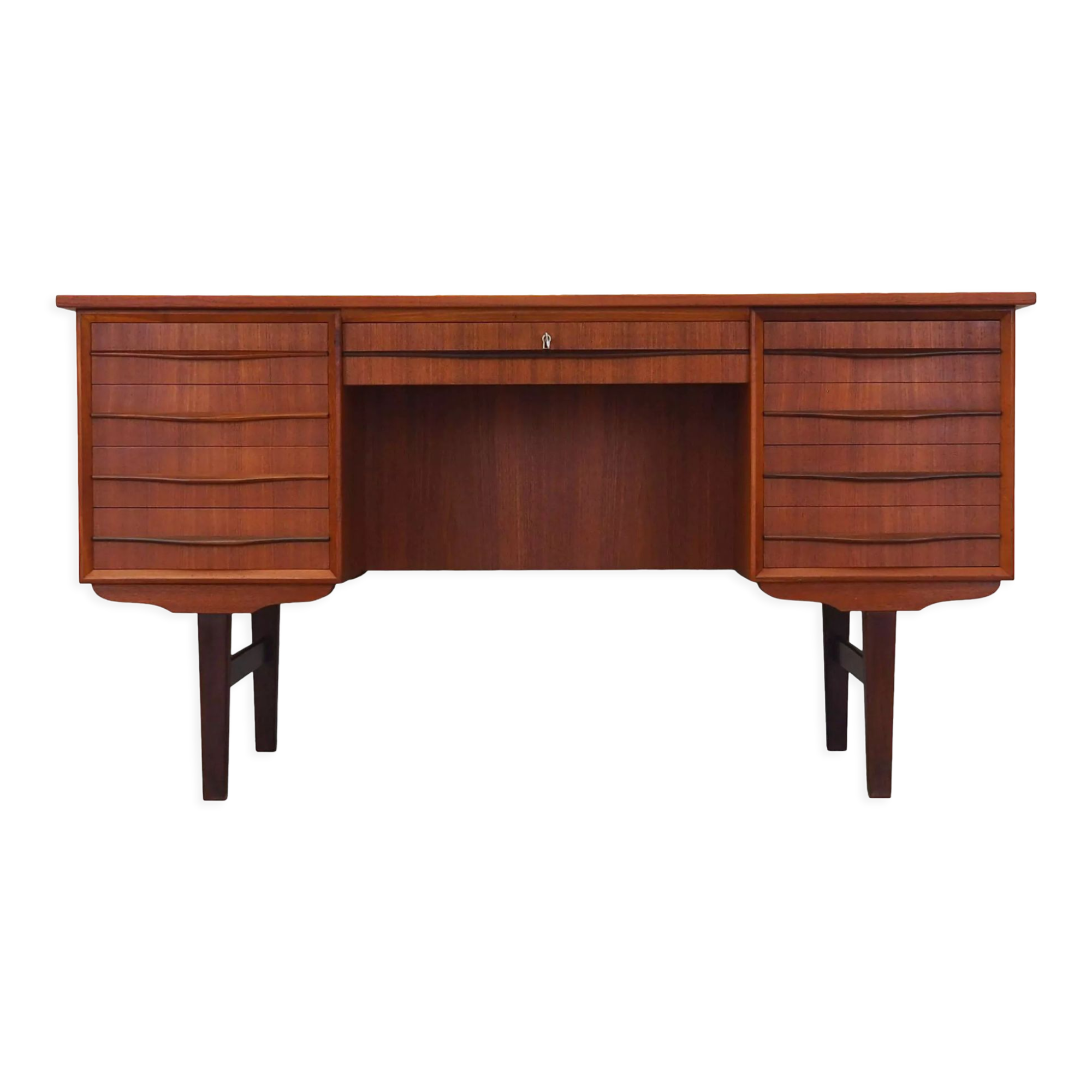 Teak desk, Danish design, 1970s, production: Denmark