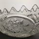 70s moulded glass fruit bowl