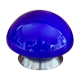 Lampe champignon vintage verre bleu roi