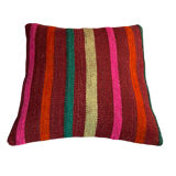 Vintage turkish kilim cushion cover 40 x 40 cm