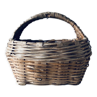 Old wooden basket