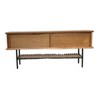 Vintage Scandinavian oak sideboard