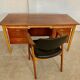 Vintage Danish desk in teak and oak by Børge Mogensen for Søborg Møbelfabrik, 1960s.
