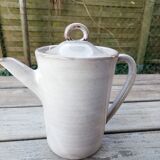 Trio of sandstone pitcher teapots
