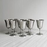 Set of 8 stemmed cups