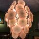 Murano Chandelier with 42 Crystal Disks design Gino Vistosi, 1970s