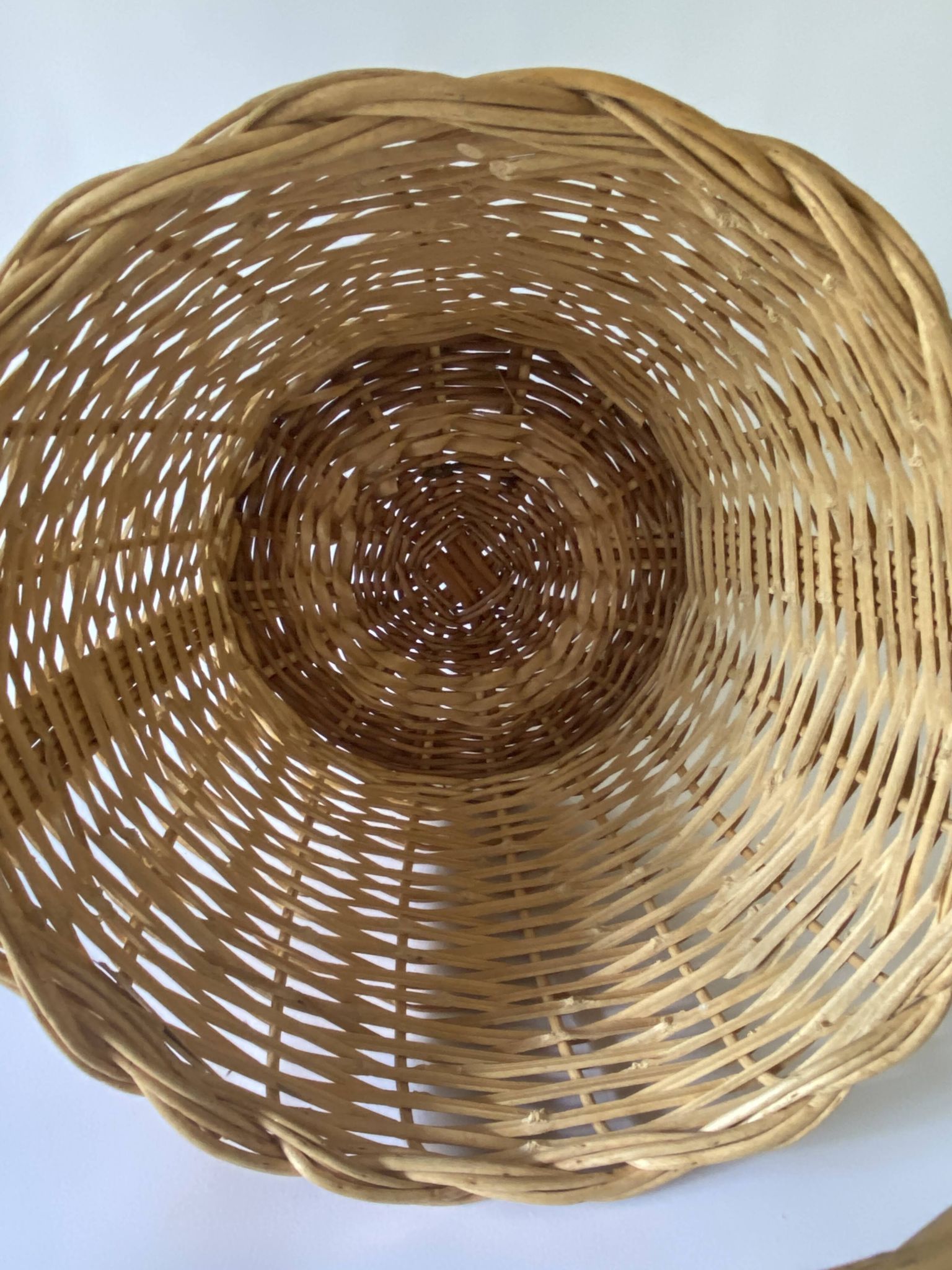 Panier rond rotin 35 cm diamètre
