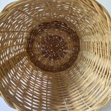 Round rattan basket 35 cm diameter