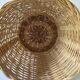 Round rattan basket 35 cm diameter