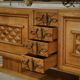 Art Deco buffet in oak and wrought iron by Léon and Maurice Jallot 1940s