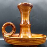 Ceramic candle holder of Saint-Clément - 70s