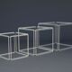 Vintage Isocele Nesting Tables by Max Sauze 1970s