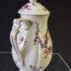 Very pretty Limoges porcelain coffee pot from Bernardaud model "Ch