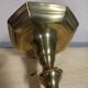 Gilded bronze candle holder