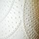 Biscuit porcelain vase by Kaiser, relief decoration, op art design.