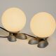 Pair of 1990s table lamps with a cast aluminum base by Sompex