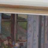 Original Swedish Oil on Panel – “Muted Scene” by Karl Erik Billeström