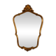 Miroir doré rocaille ou coquille vintage