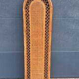 Wicker and rattan screen