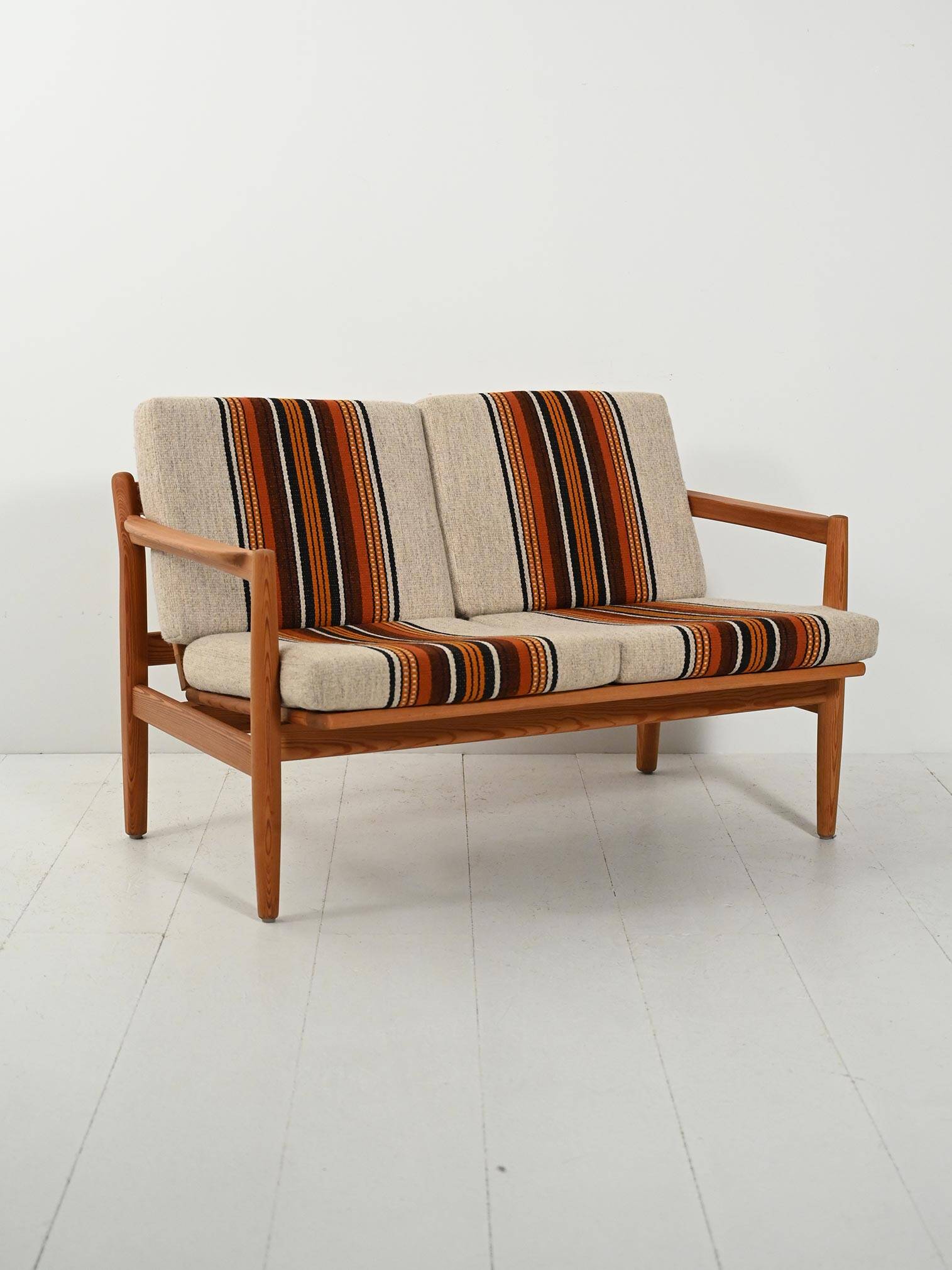 “Briksbo” Pine Loveseat by Harry Moen