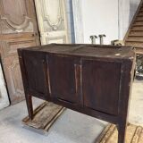 Louis XV style commode in red lacquer from the 1900s.