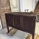 Commode de style Louis XV en laque rouge époque 1900