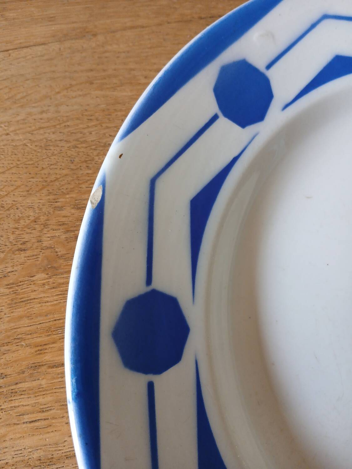 2 old dishes Digoin and Sarreguemines