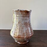 Chantal and Thierry Blanc ceramic pitcher, vintage 70s