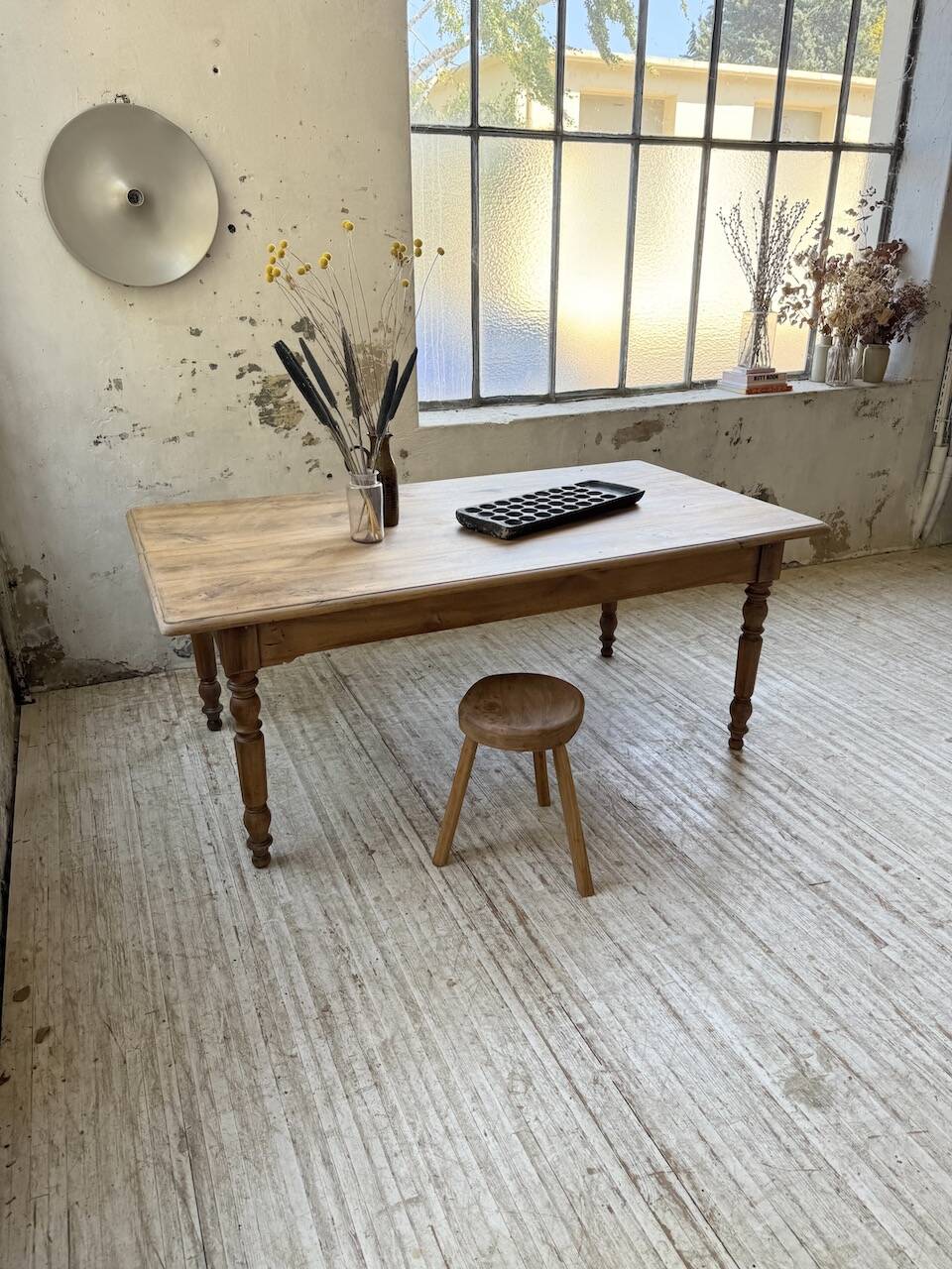 Walnut bistro farmhouse table 180cm