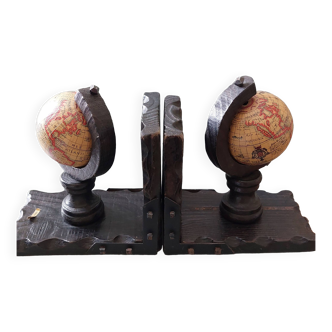 Globe bookends