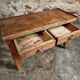 Antique French side table from the 19th century in cherry and oak – circa 1870