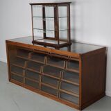 Mahogany Counter Top Cake & Biscuits Shop Display Cabinet, circa 1900