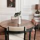 Round table solid wood old