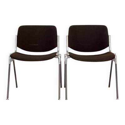 Chaises DSC 106 par Giancarlo Piretti pour Castelli, Italie années 70
