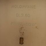 DL2-60 rectangular wall lamp from Holophane, 1960s
