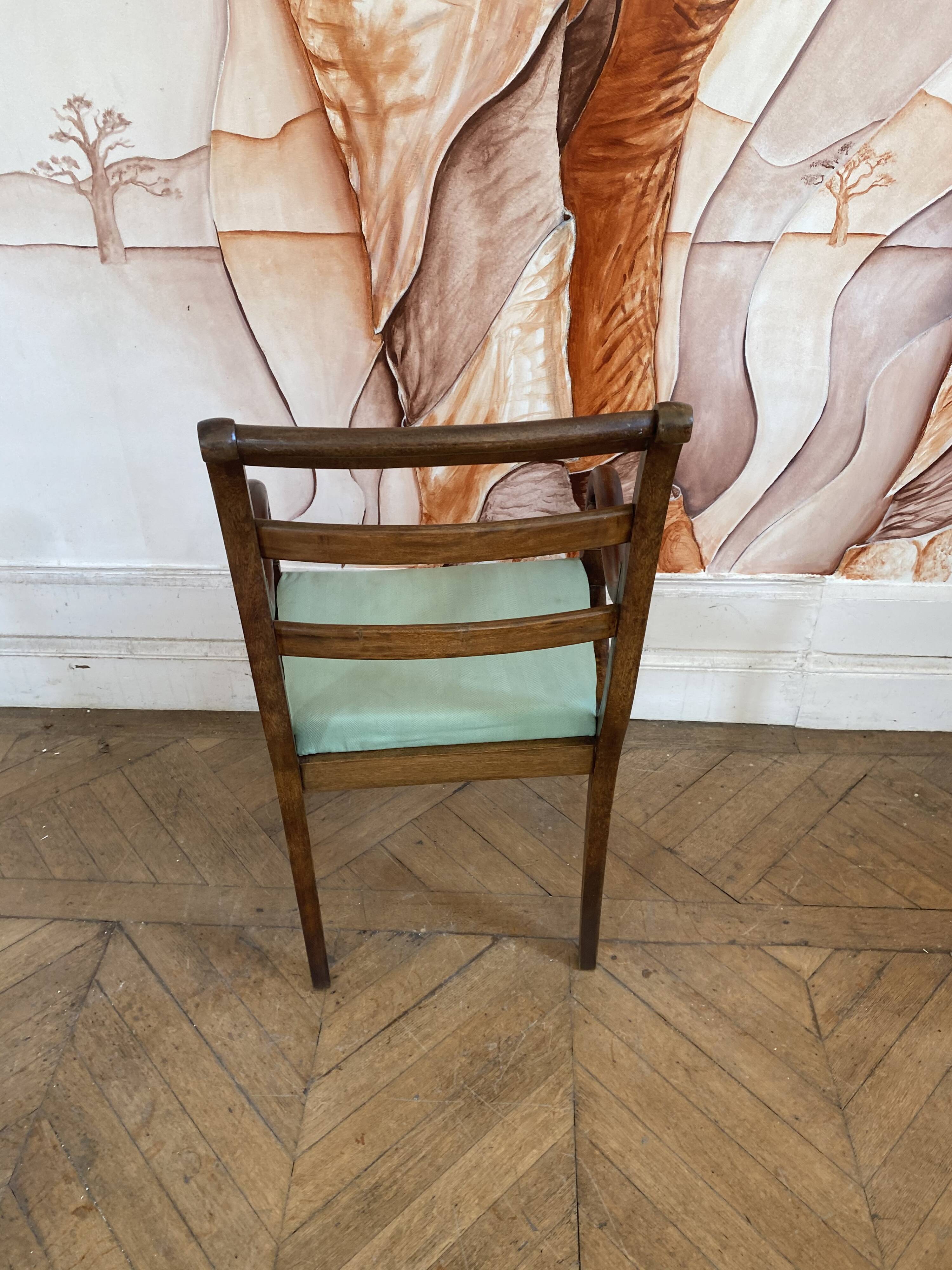 Fauteuil barrette Louis philippe