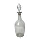 Tableware, large bottle carafe with stopper from the 19th century.