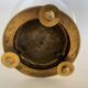 Coupe de table napoleon III en bronze et verre fin XIXe dorure