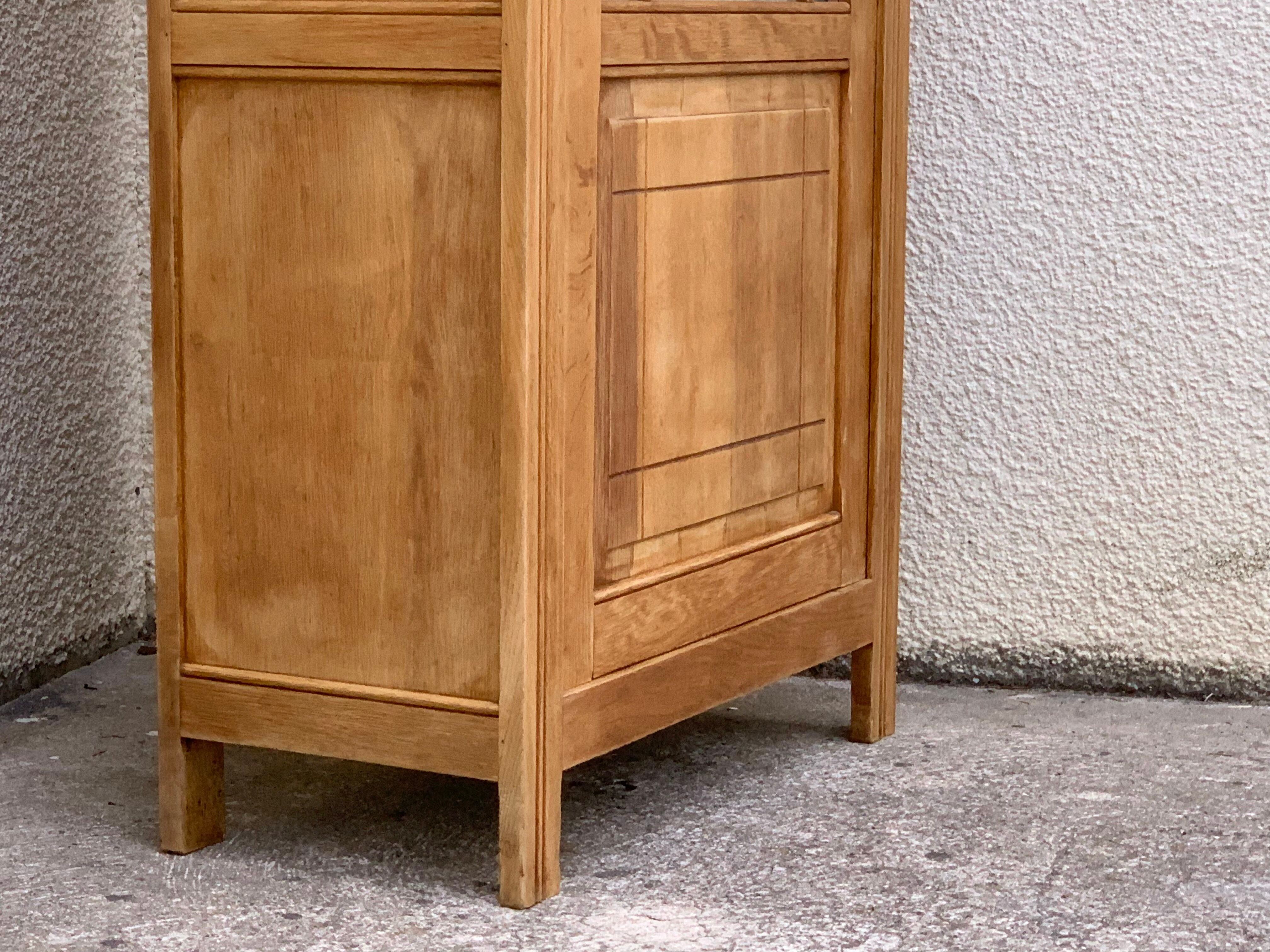 Parisian glazed wardrobe raw wood 1930