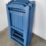 Set of 4 vintage folding chairs