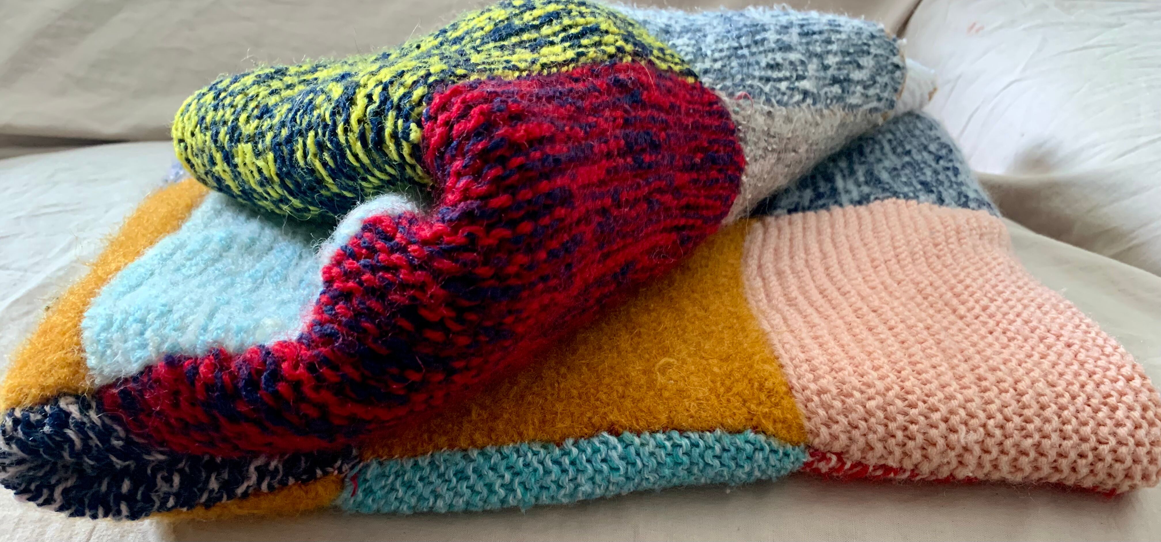 Cover, plaid patchwork