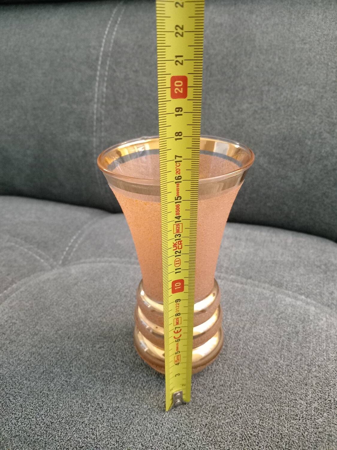 Art and Deco granite vase