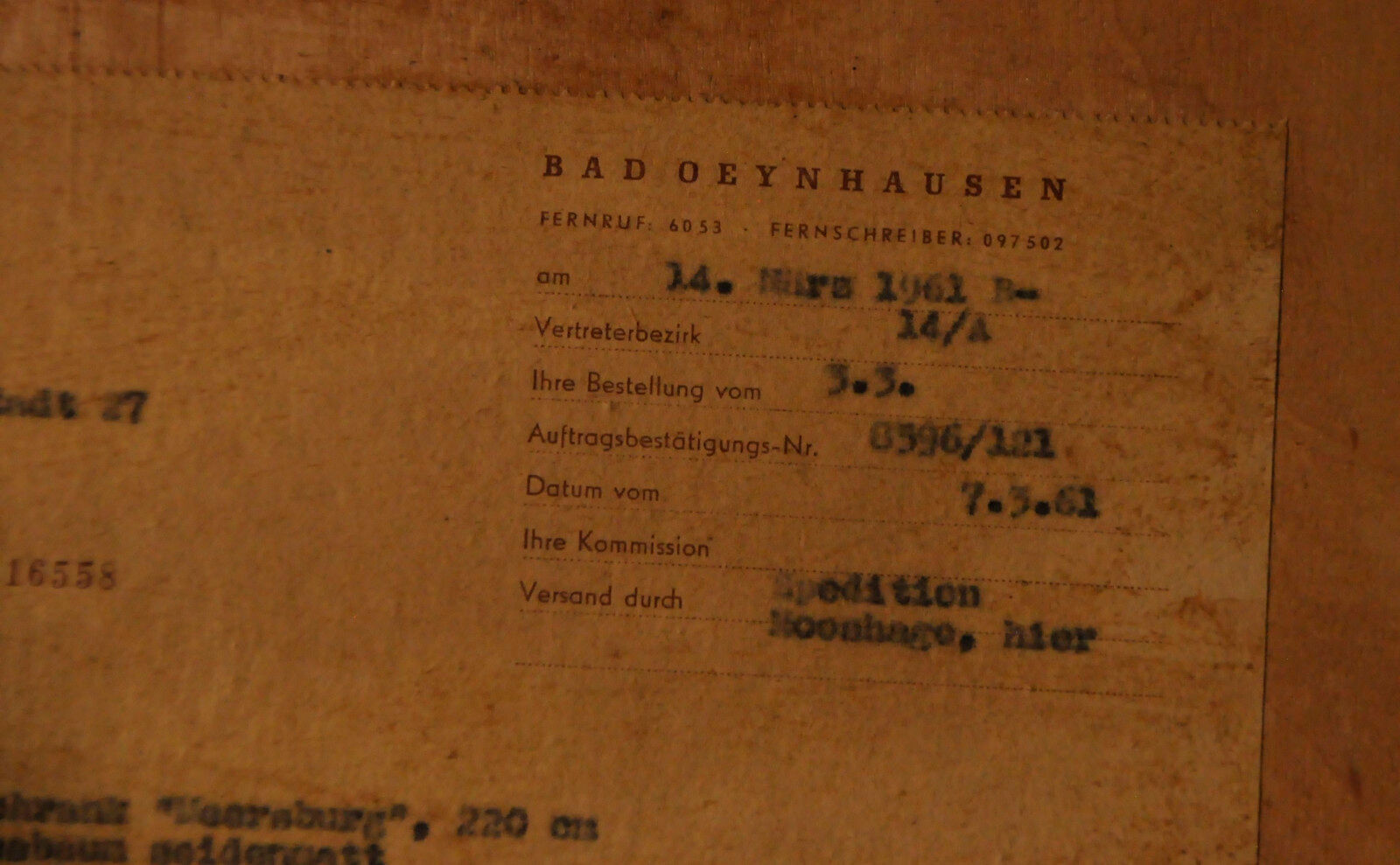 Buffet high - Georg Benecke -1961