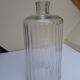 Fluted glass bottle