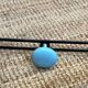 Vintage metal coat rack with 3 hooks