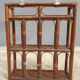 Rattan wall shelf 3 shelves